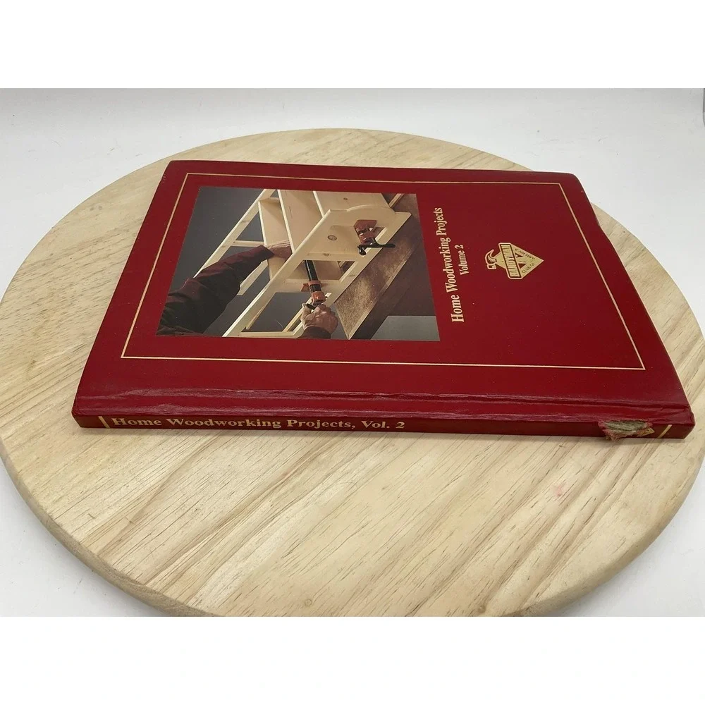 Vintage Home Woodworking Projects Vol 2 Handyman Club Red HC 1997 USA Book